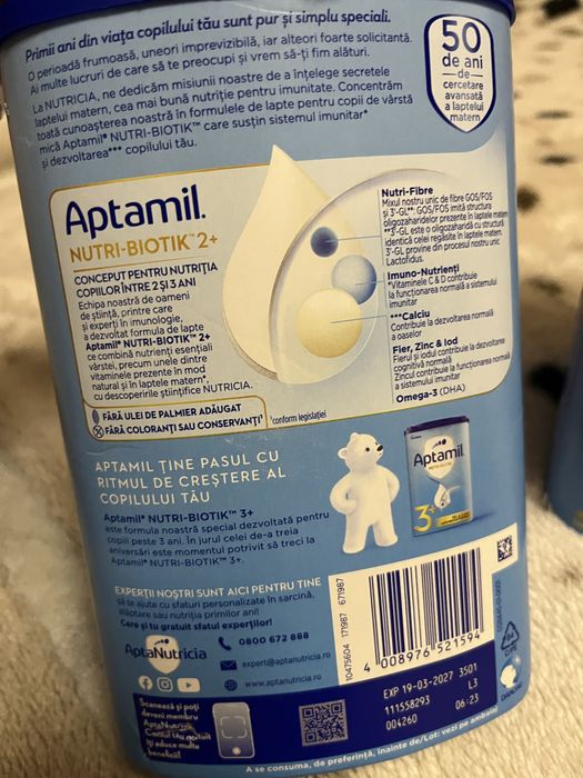 Lapte Aptamil Nutribiotik 2+