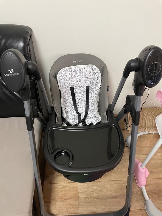 Комбиниран стол за хранене и люлка Cangaroo Nirvana