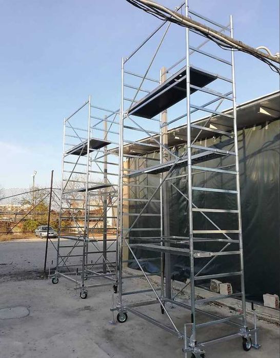 Мобилни алуминиеви скелета под наем - Размери по ваш избор!