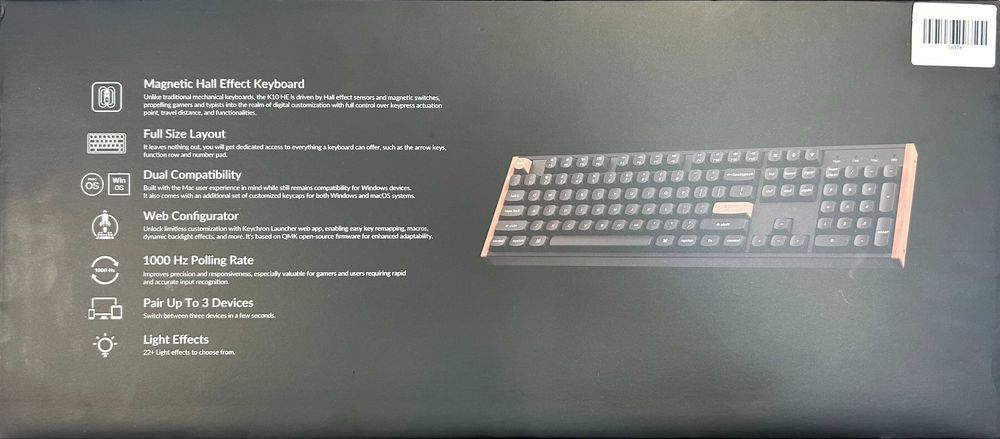 Tastatura mecanica KEYCHRON K10 HE [#16376#]