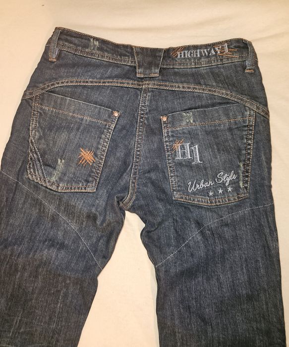 Blugi "Highway 1" albastru inchis