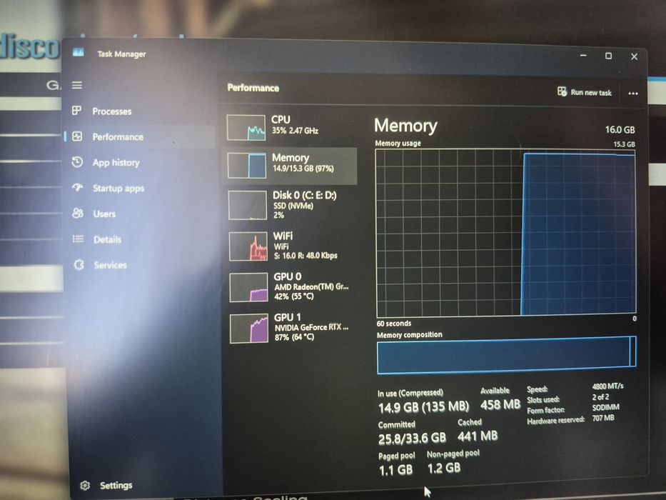 Laptop gaming Acer Nitro V15