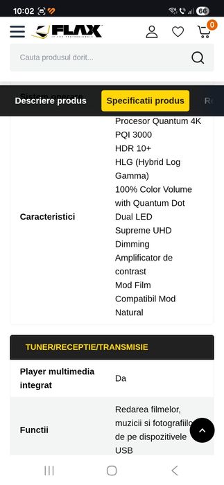 TV  Smart Samsung QLED 125cm