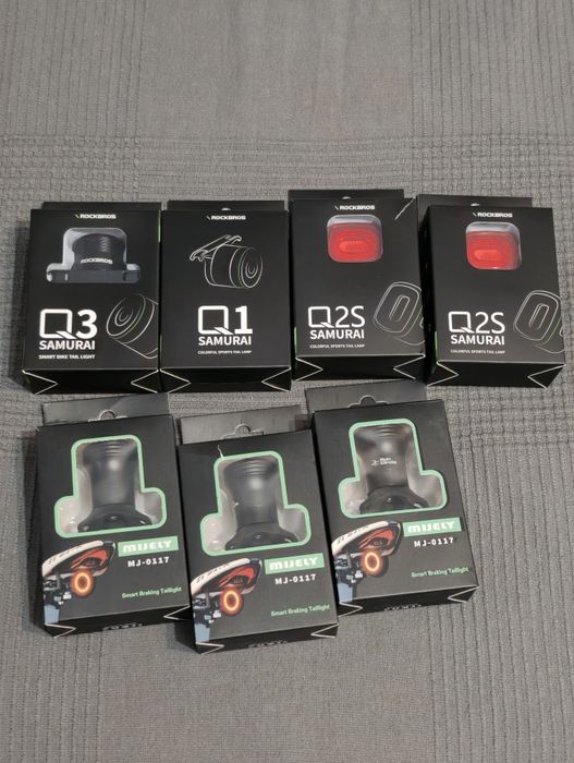 Задние фонари на велосипед, стоп-сигнал