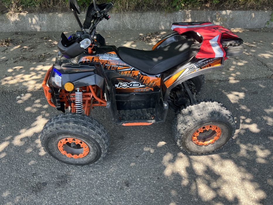 ATV Electric KXD PRO 1200W – IMPECABIL – 240 km – Baterii noi – 5200 lei Neg.
