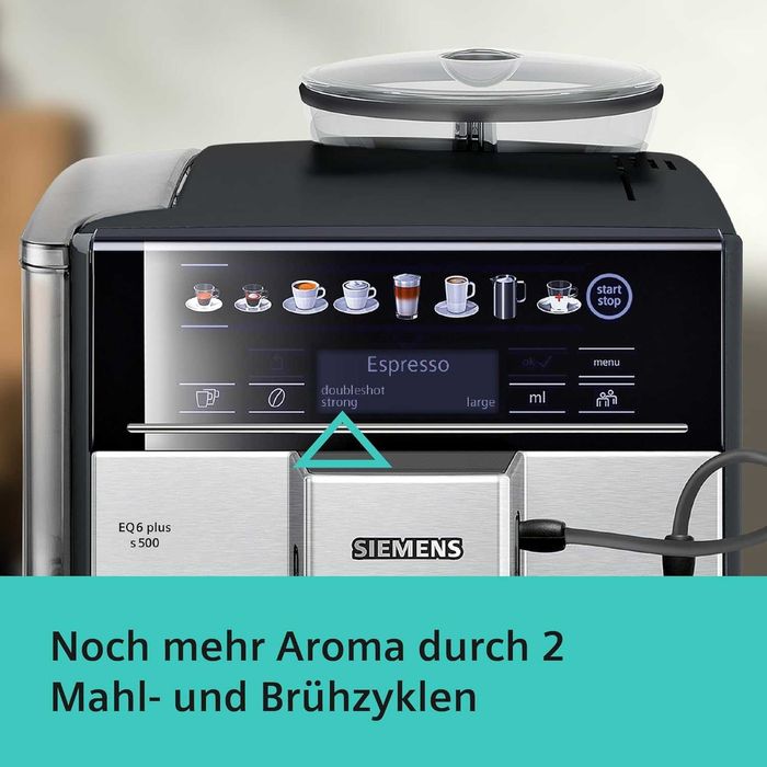 Напълно автоматична кафемашина Siemens EQ.6 Plus s300 TE653501DE