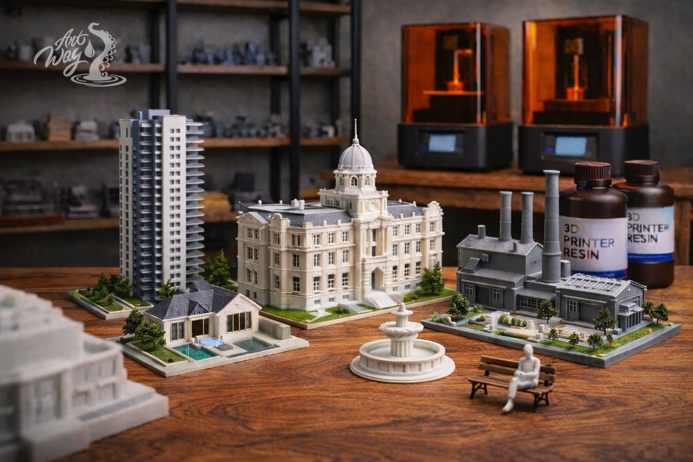 3D печать архитектурных моделей и макетов