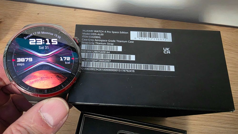 Huawei Watch 4 Pro, Space Edition Grey Aerospace-Grade, Titanium Case