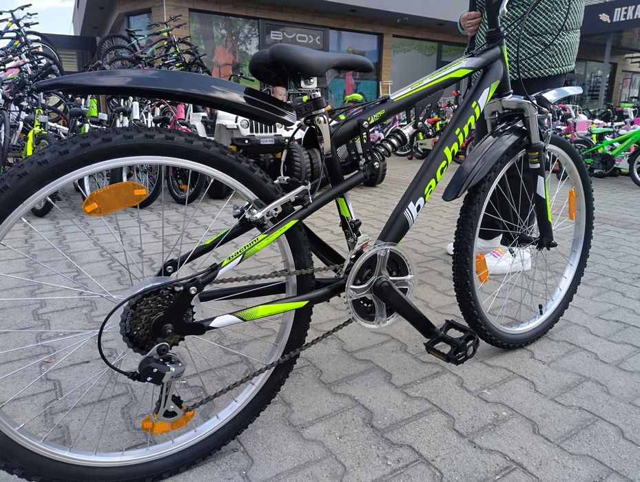 Велосипед 24" Bachini Speed FSP черен.зелен
