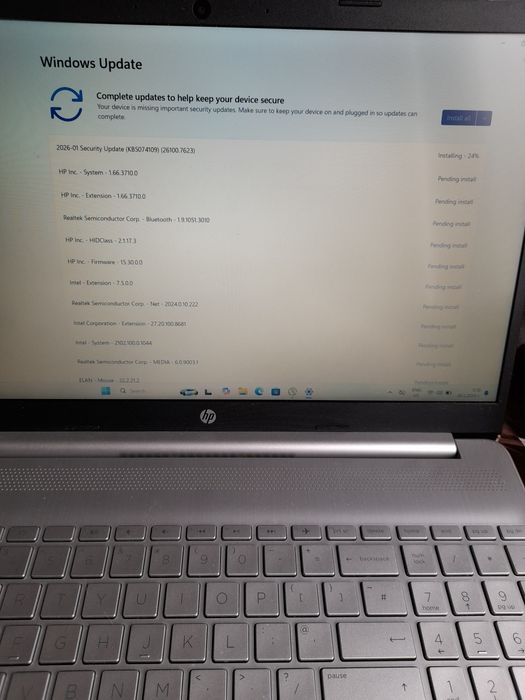 Лаптоп HP рам 4гб