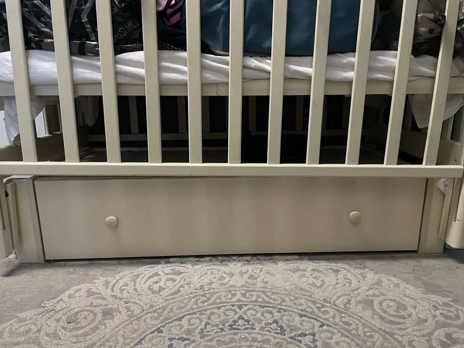 Детский кровать с матрасом