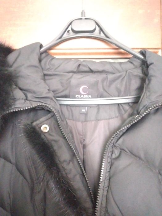 Пуховик-плащ,зимний