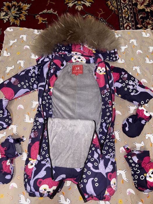 Зимний комбенизон- трансформер на девочку