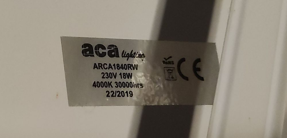 LED плафон 18W 4000K