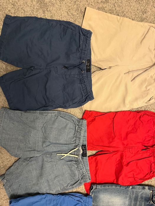 Lot 9 perechi pantaloni scurti marimea 122