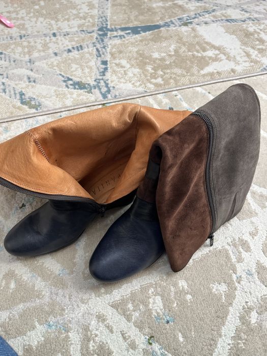 Сапоги кожанные 36 размер