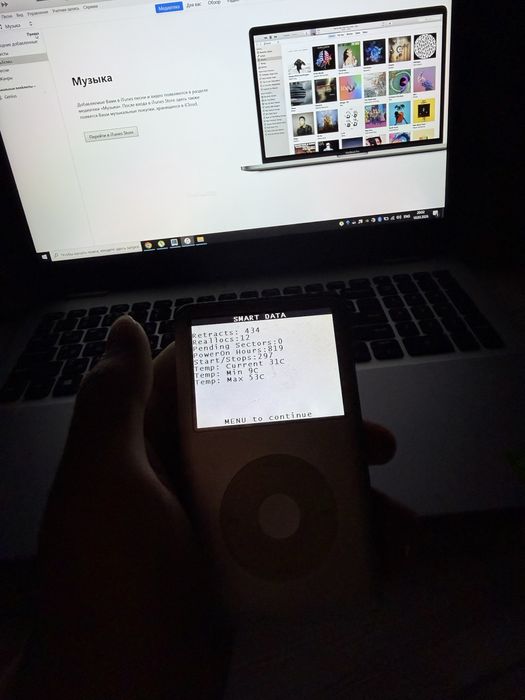 ipod classic 6, 2007 года, 160gb