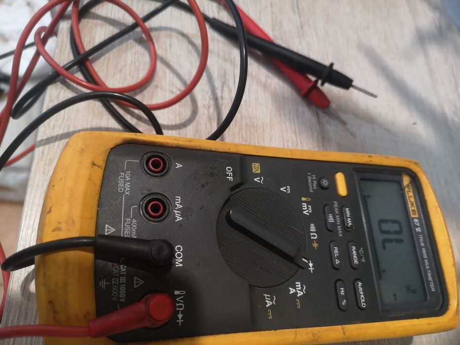Fluke 87 V Дигитален Тестер Мултицет измерване Изолация Клещи Крипване