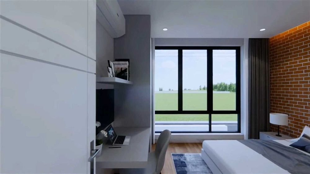 НА ИЗПЛАЩАНЕ - Двуетажна сглобяема къща с 4 спални, 135 кв. м