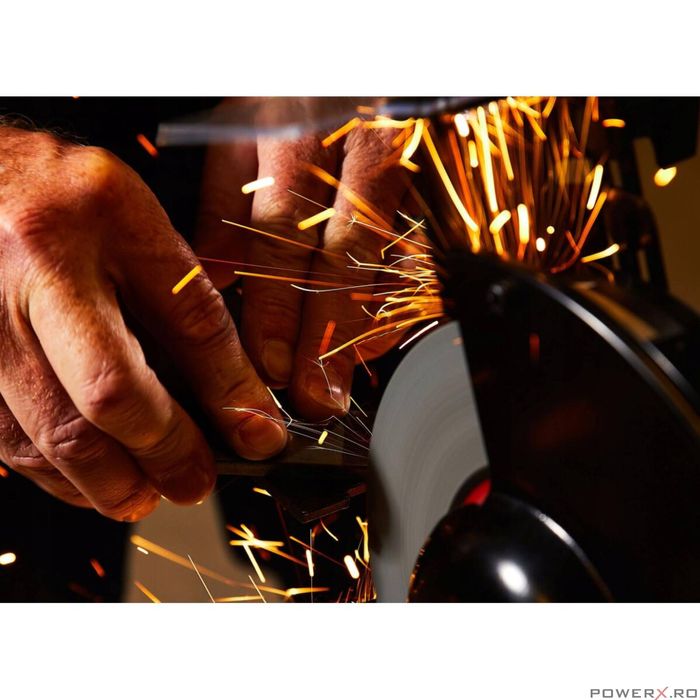 Polizor de banc cu 2 pietre, 150-200 mm, putere 250 W, Verke