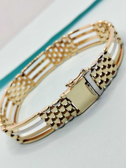 Bratara Aur 14K Barbati Barbatesc 21.5Cm Model Rolex 23.15G.