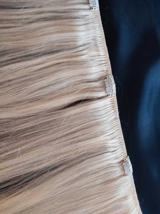 Качествени РЕМИ екстеншъни 100% естествена коса за удължаване. 45-70см