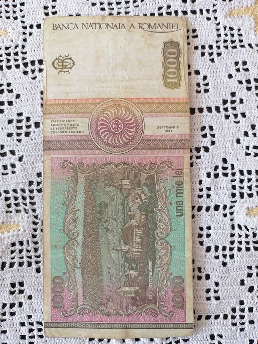 Bancnote colectionari -eclipsa din  1999, 500lei si 1000lei