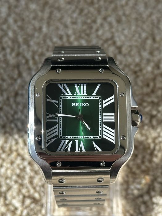 Ceas Seiko Santos Verde Automatic