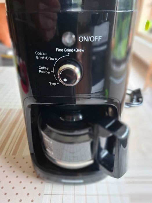 Cafetiera Heinner Grind Control HCM-900RBK, 900W