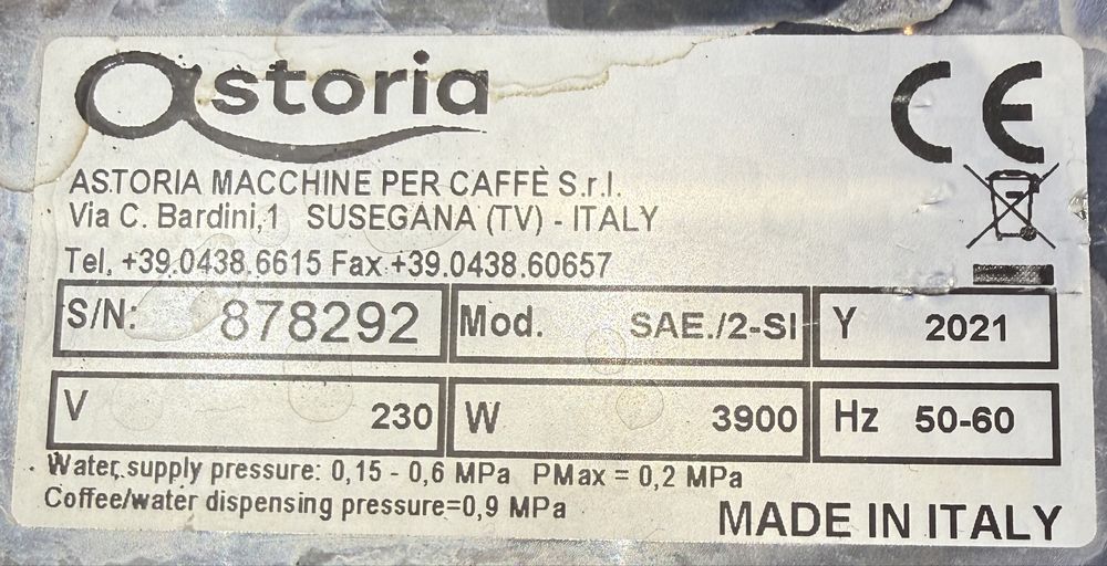 Espressor Astoria Sabrina