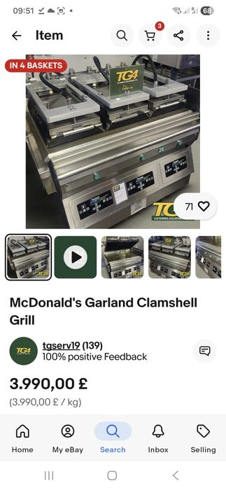 Grill-clamp burgeri , gratar?,Garland gaz