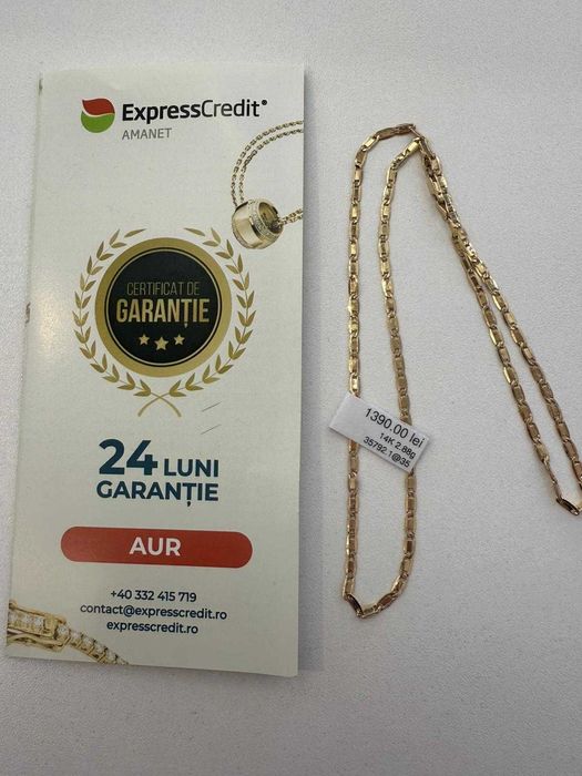 (AG35) Lant aur 14k 2.88g b35792 - Garantie 2 ani!