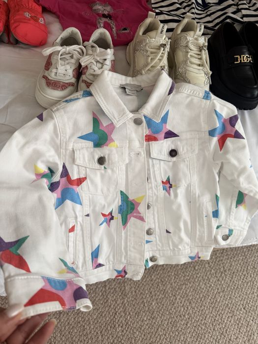 Цял сетза 150евро  -Детски дрехи рокля Monnalisa , клин Burberry, яке зе момиче 6 години