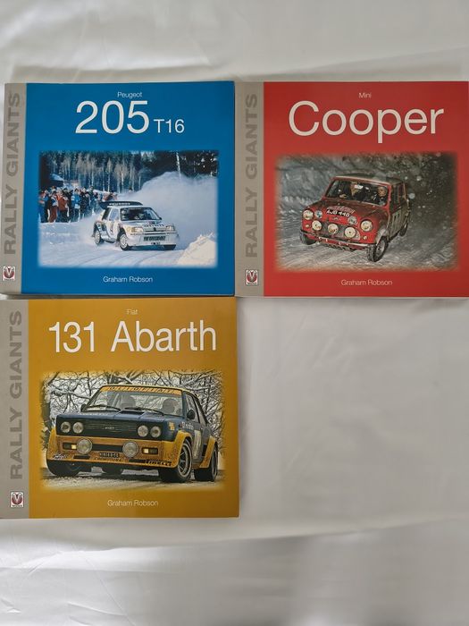 Carte rally wrc Fiat 131 abarth, Peugeot 205t16, mini cooper