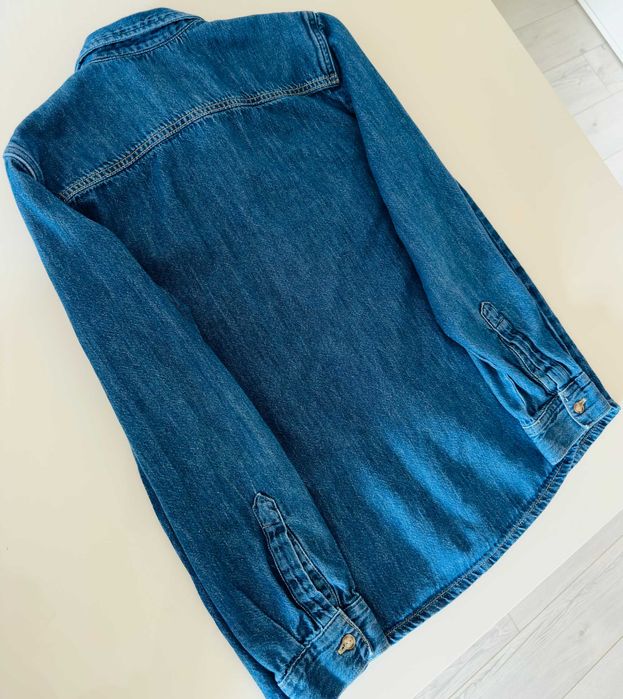 Дънкова детска риза BENETTON / момче / 160 см
