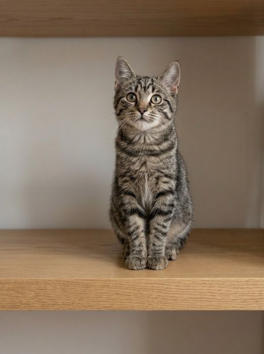 Котёнок 6 месяцев, кошечка