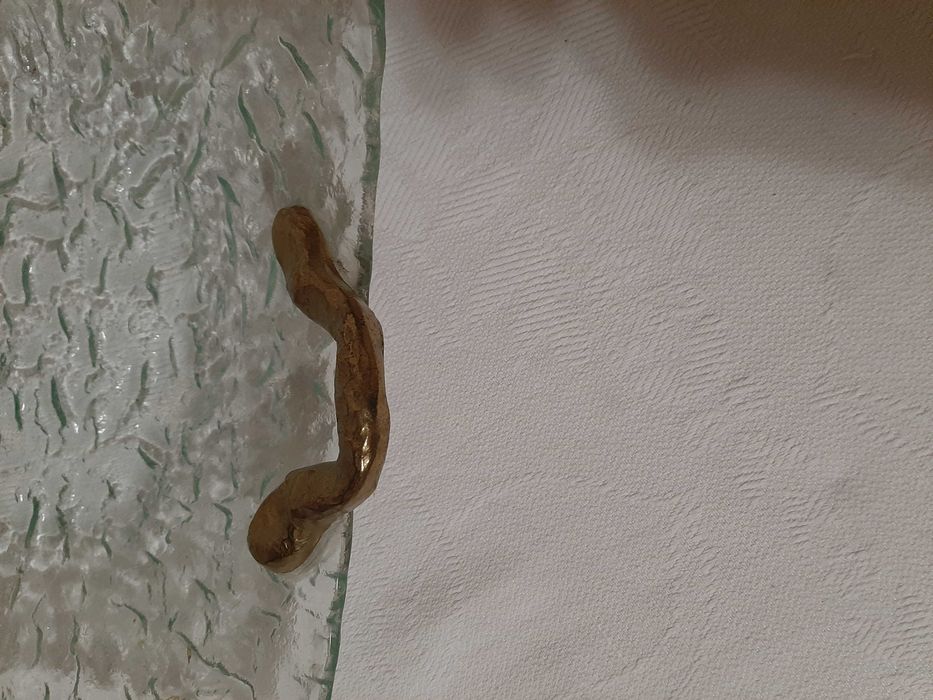 стъклена фруктиера ръчна изработка