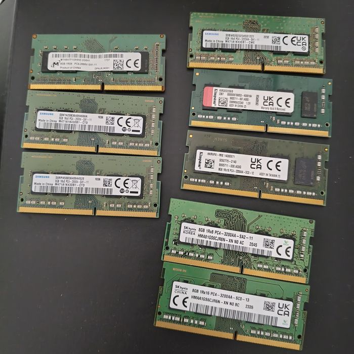 vand memorie sodimm 8gb ddr4 laptop ram second hand