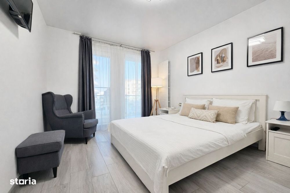 Apartament in rezidenta cu restaurant, piscina si loc de joaca