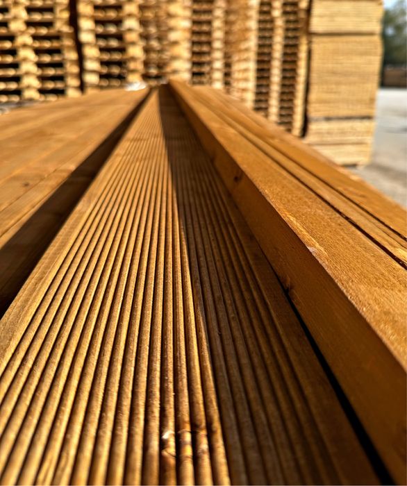 Декинг 14см - импрегниран - подова настилка