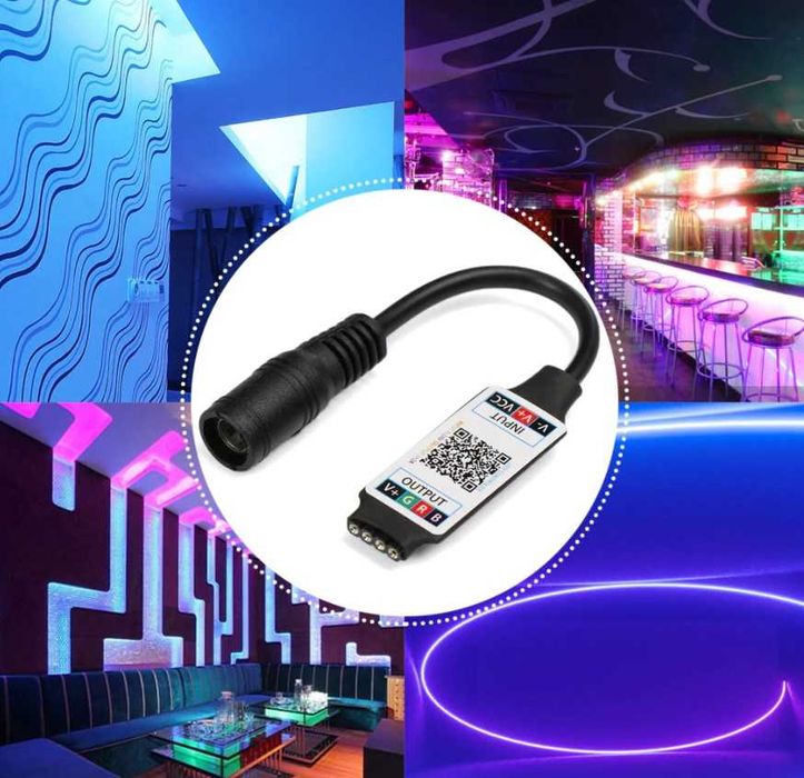 Блутут контролер за управление на  RGB LED лента чрез смартфон