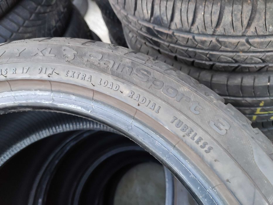 4бр Летни гуми 215 45 17 - Uniroyal -