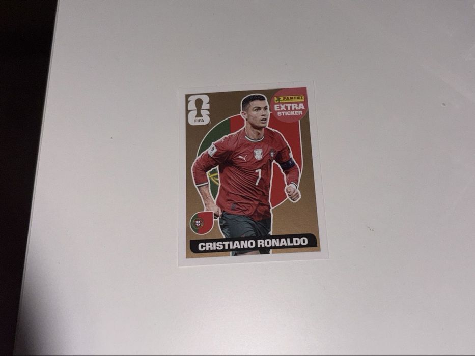 Ronaldo extra sticker panini bronze