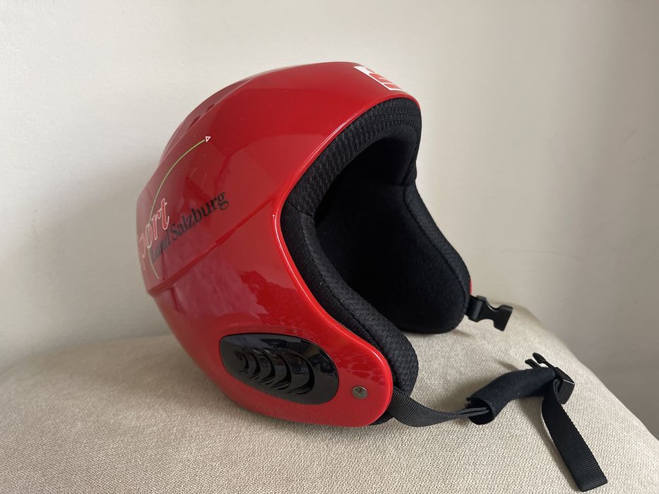 Casca ski rosie 55-56 cm