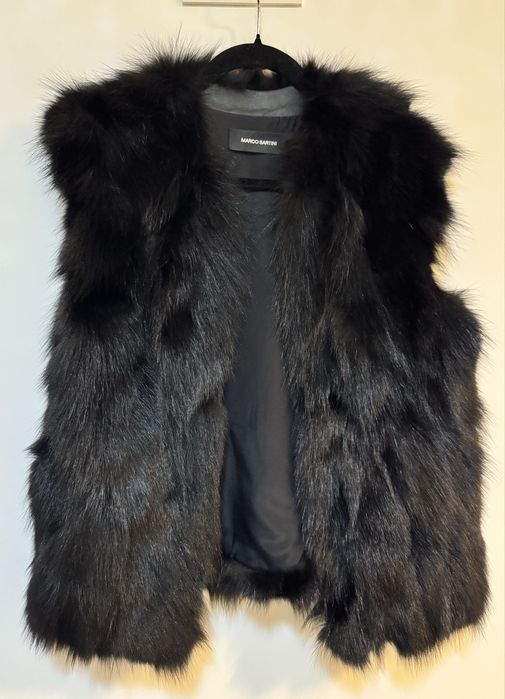 MARCO SARTINI vesta blana vulpe de la 600€ la 200€