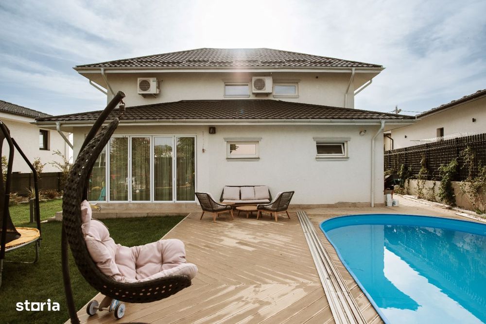 Vila superba, de lux, cu piscina, mobilata si utilata