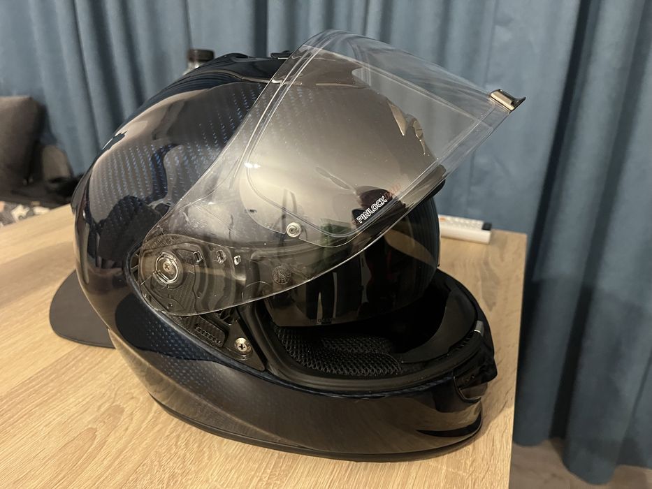 Каска за мотор Scorpion Exo 1400 Carbon Air Solid Blue