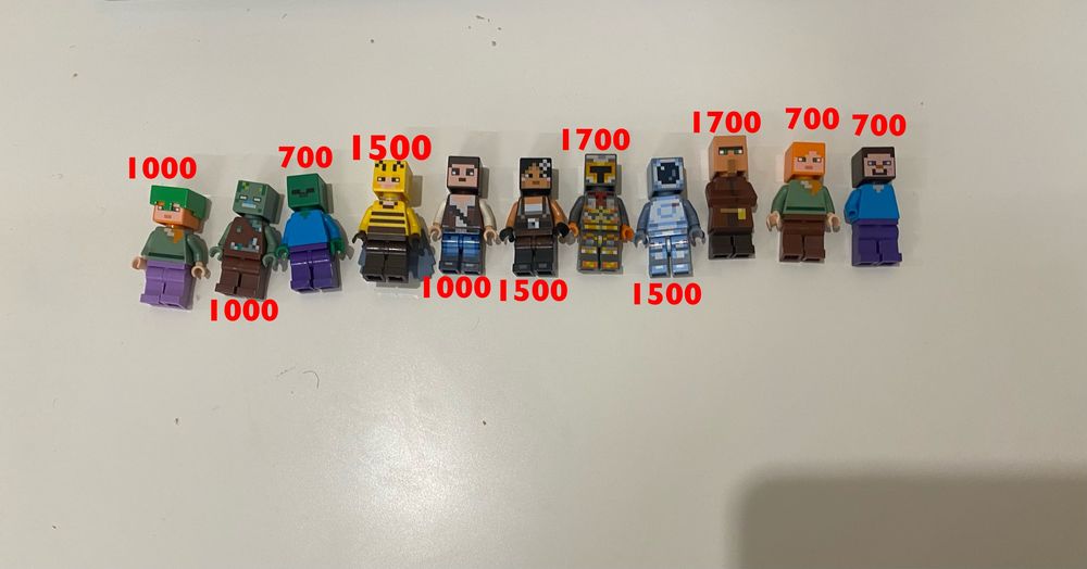 Лего майнкрафт фигурки lego