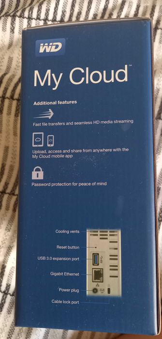 Външен твърд диск Western Digital WD My Cloud Personal Storage 3TB