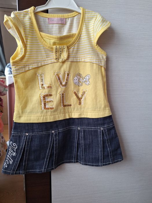 Rochițe fetita 6, 12, 18 luni Lot hăinuțe 1 an H&M Marimea 68 74 80